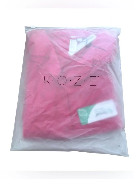 KOZE Jaclyn Hill The Lounge with Me Set Long Sleeve Boudoir Red Pink Size XL - Picture 3 of 6